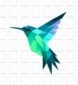 Geometrischer Kolibri